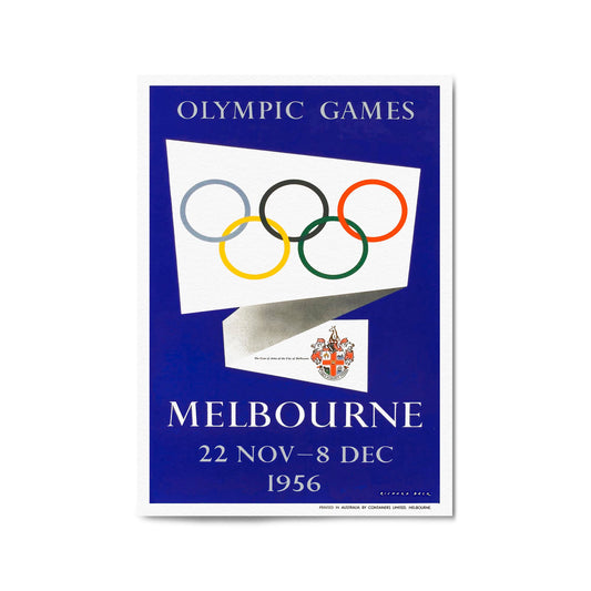 Olympic Games Melbourne (1956) Vintage Wall Art #1 - The Affordable Art Company