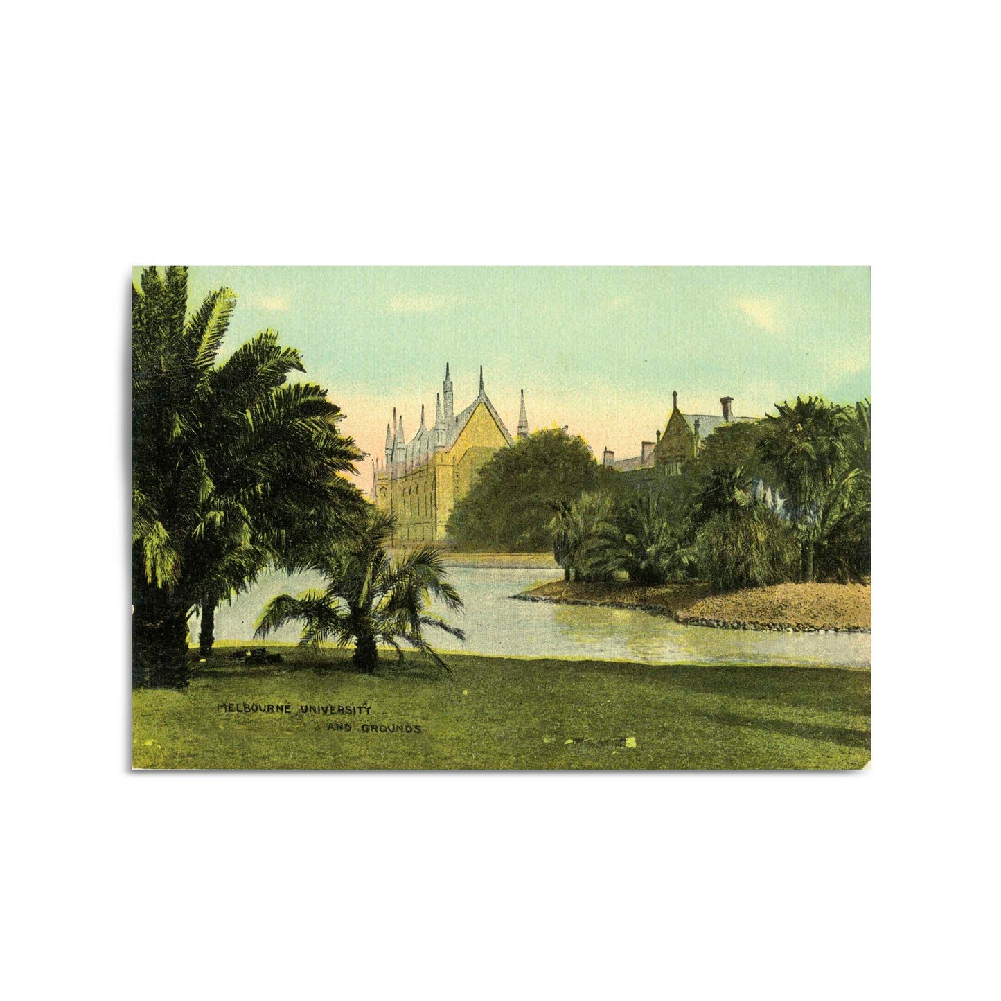 Melbourne University Vintage Artwork Wall Art - The Affordable Art Company