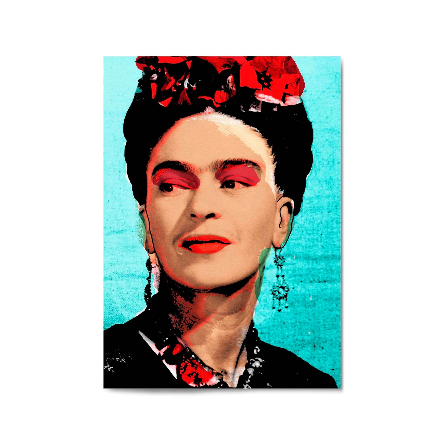 Frida Kahlo Pop Art Fashion Wall Art - The Affordable Art Company