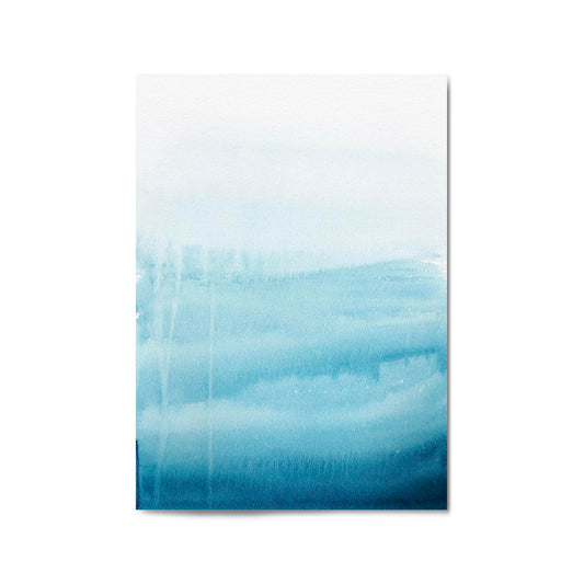 Minimal Blue Painting Abstract Modern Wall Art #14 - The Affordable Art Company