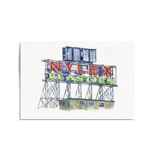 Nylex Sign, Richmond Melbourne Painting Wall Art - The Affordable Art Company