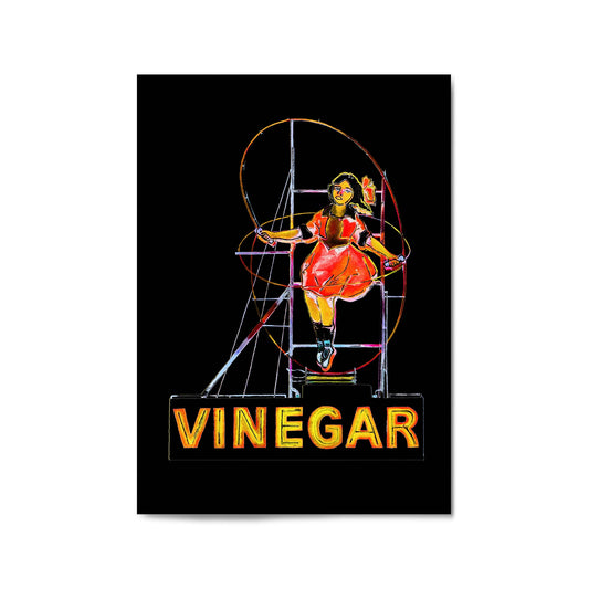 Vinegar Girl, Night Richmond Melbourne Wall Art - The Affordable Art Company