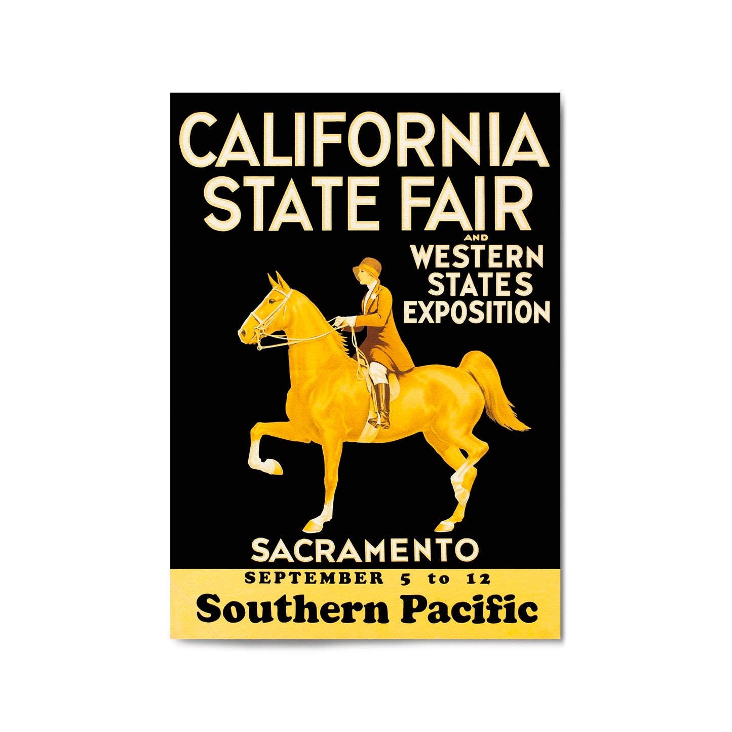 California State Fair Vintage Travel Advert Wall Art - The Affordable Art Company