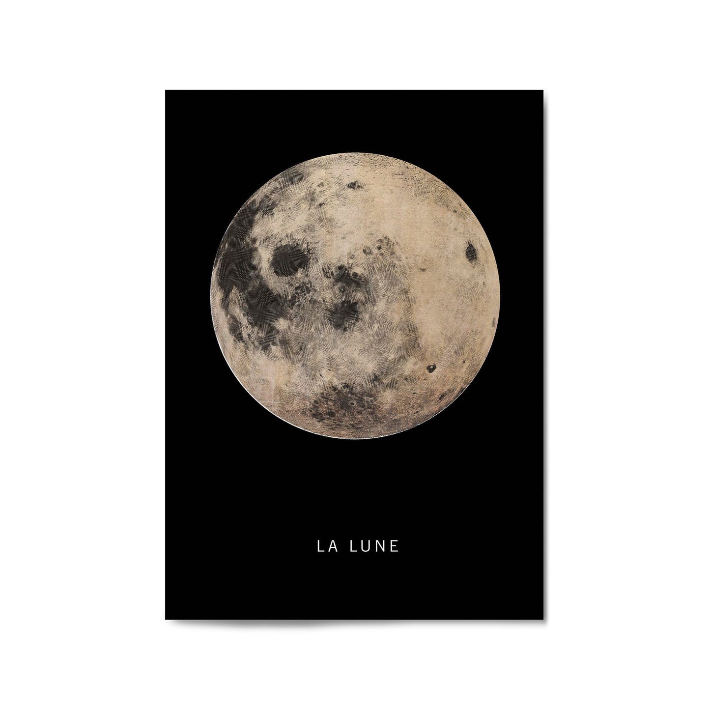 The Moon Space Science Photograph Wall Art - The Affordable Art Company