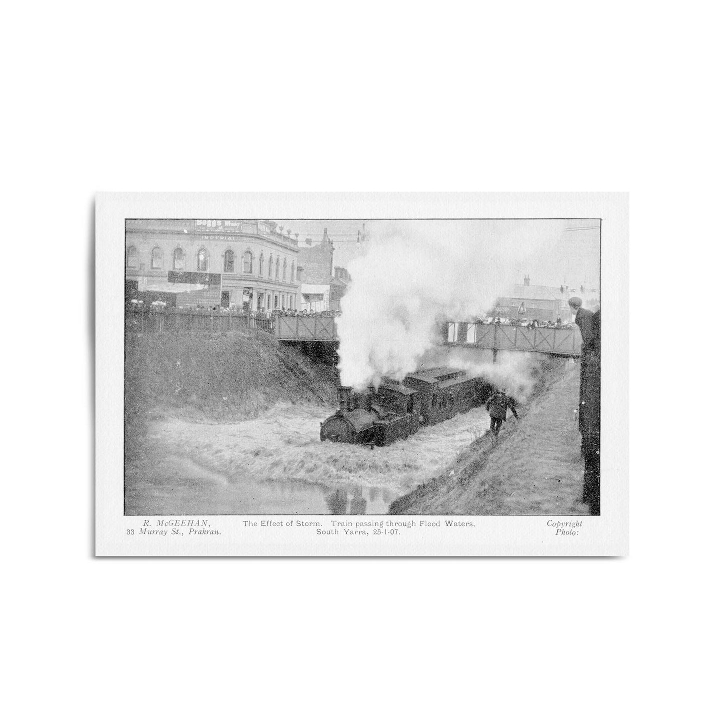 Prahran Station Vintage Photograph Wall Art - The Affordable Art Company