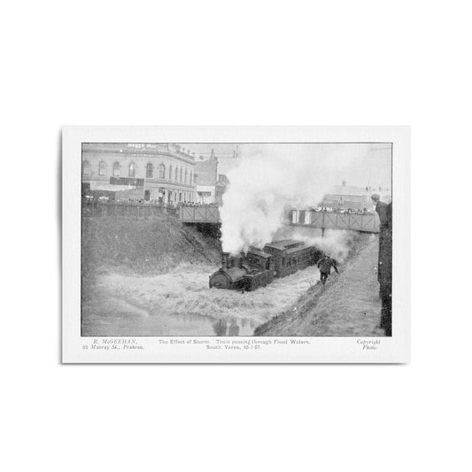 Prahran Station Vintage Photograph Wall Art - The Affordable Art Company