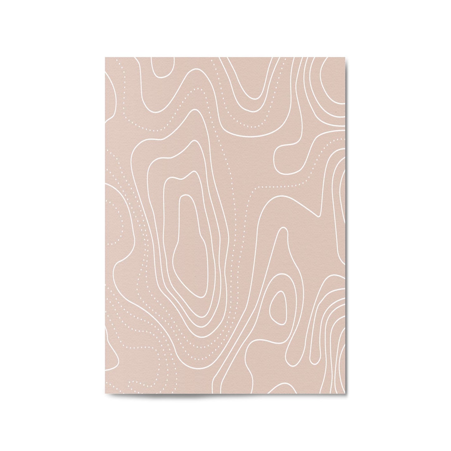 Calm Abstract Minimal Pastel Modern Wall Art #5 - The Affordable Art Company