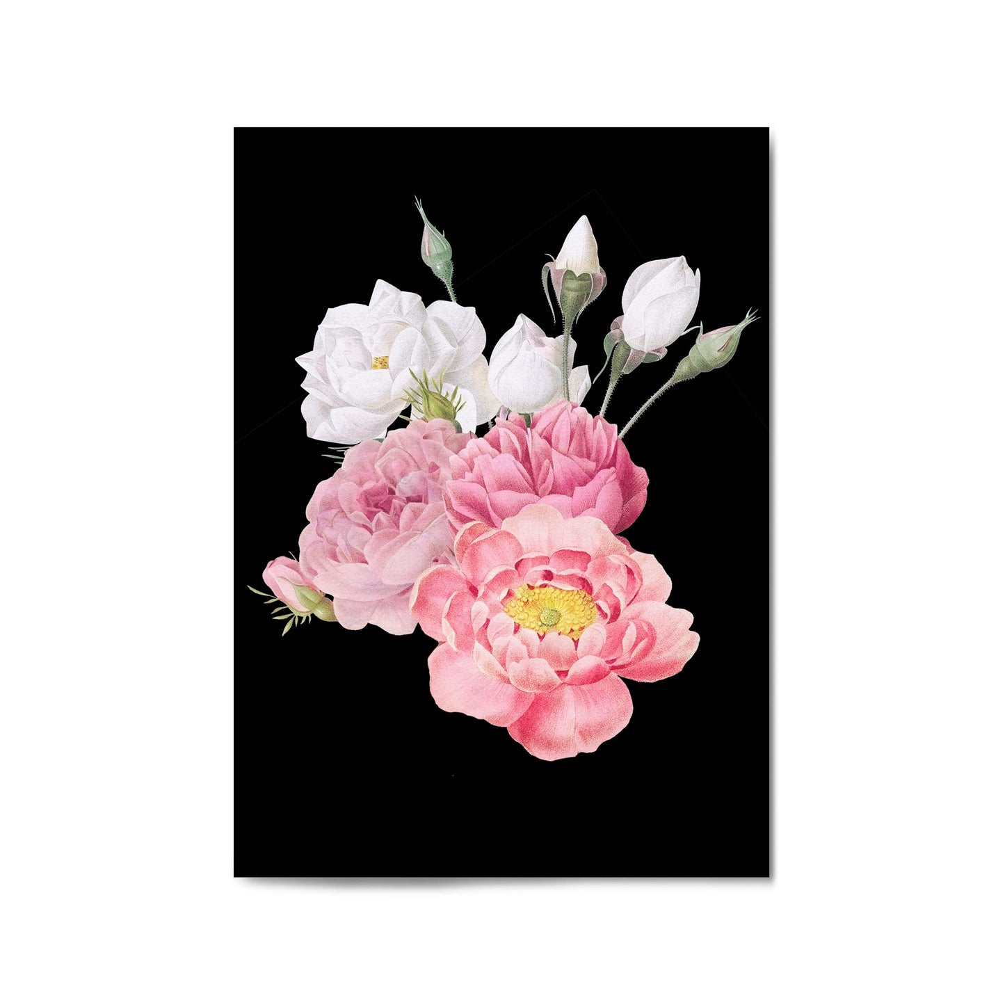 Botanical Flower Painting Floral Kitchen Wall Art #14 - The Affordable Art Company