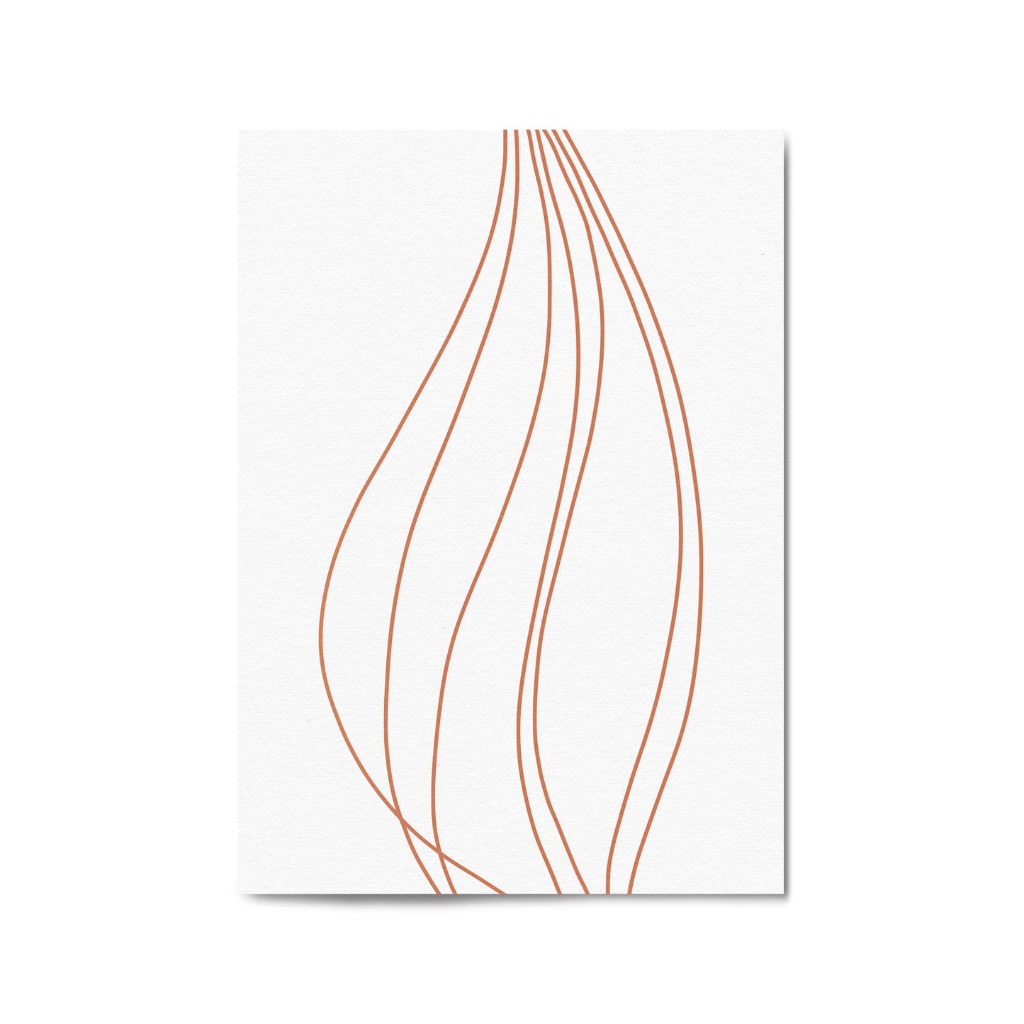 Abstract Line Artwork Minimal Modern Wall Art #1 - The Affordable Art Company