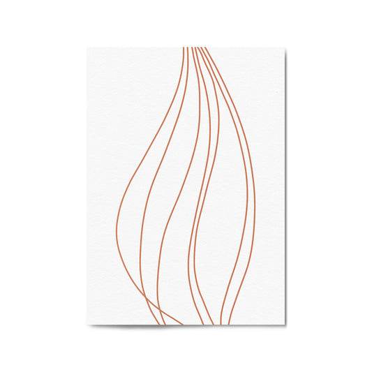 Abstract Line Artwork Minimal Modern Wall Art #1 - The Affordable Art Company