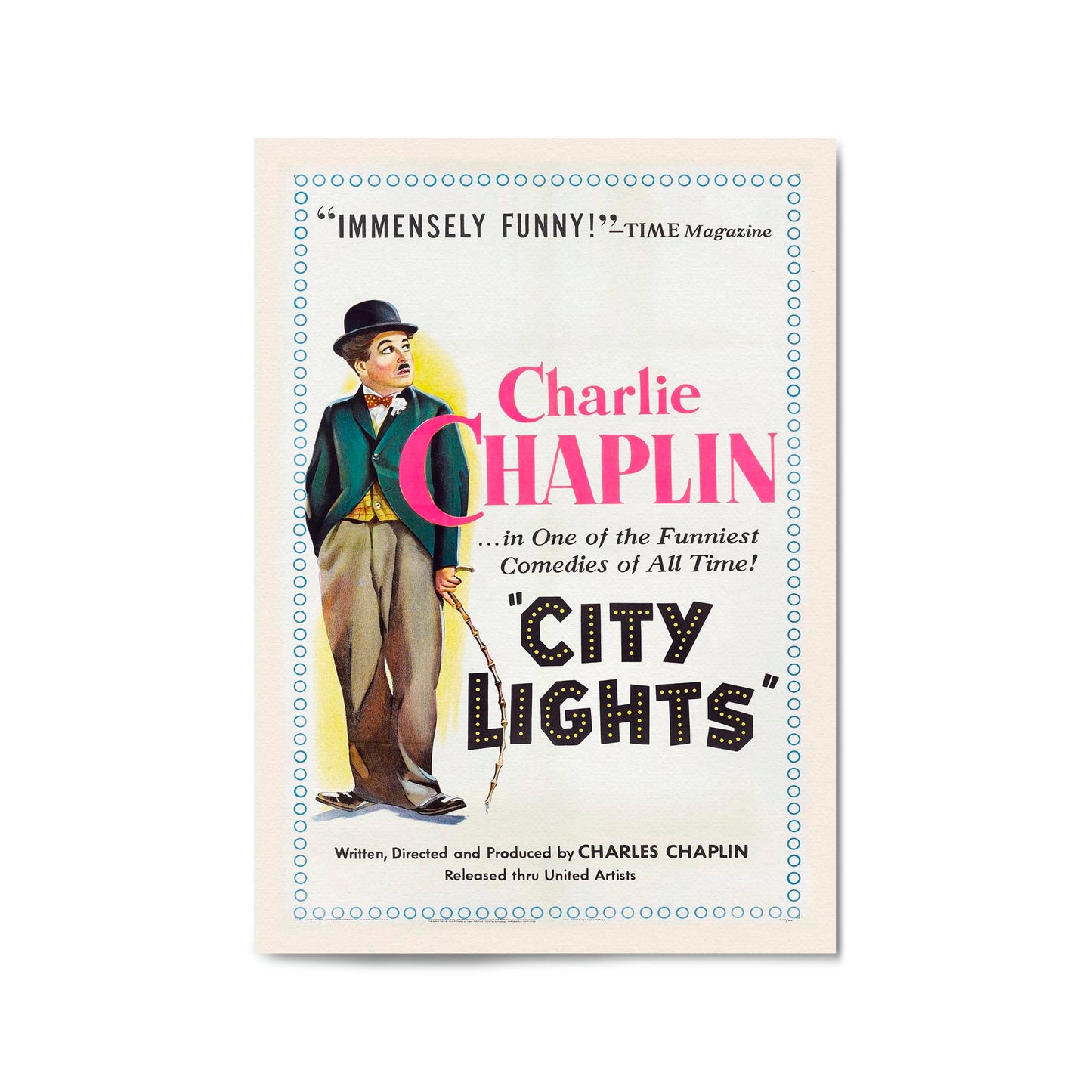 Vintage Charlie Chaplin Movie Wall Art - The Affordable Art Company