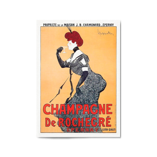 French Champagne Vintage Advert Wall Art - The Affordable Art Company