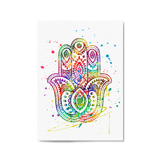 Yoga Studio Mandala Calming Yoga Buddhist Wall Art #1 - The Affordable Art Company