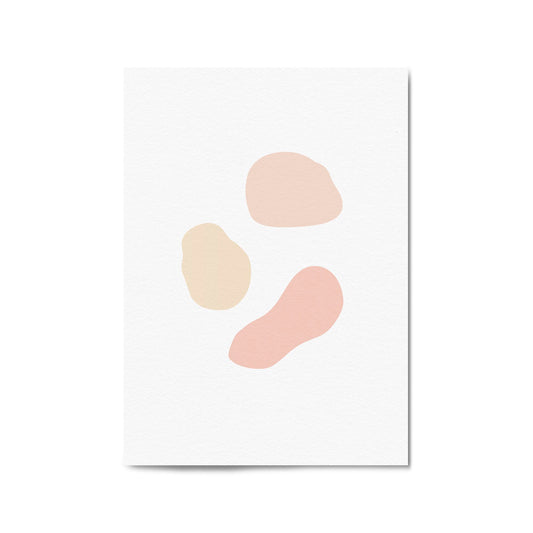Minimal Abstract Shape Design Wall Art - The Affordable Art Company