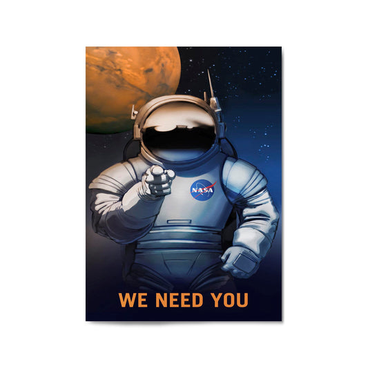 We Need You Space NASA Science Wall Art - The Affordable Art Company