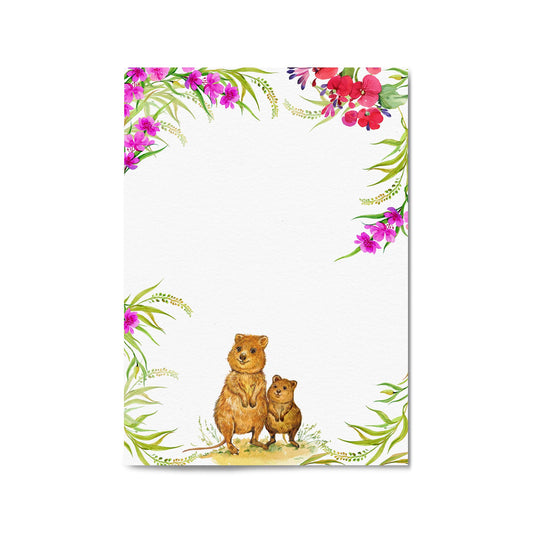 Australian Quokka Painting Animal Nursery Wall Art #1 - The Affordable Art Company