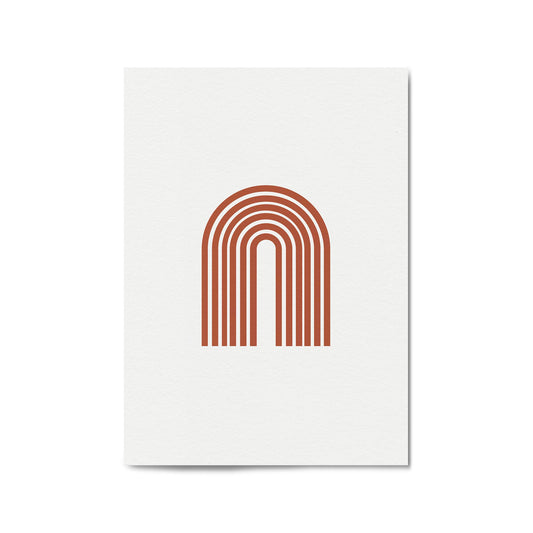 Minimal Pastel Abstract Retro Shapes Wall Art #4 - The Affordable Art Company
