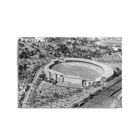 Melbourne Cricket Ground Vintage MCG Wall Art - The Affordable Art Company