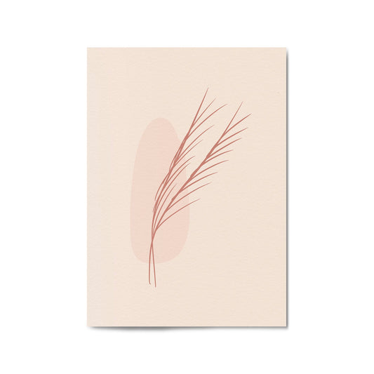 Minimal Branch Retro Pink & Pastel Wall Art - The Affordable Art Company