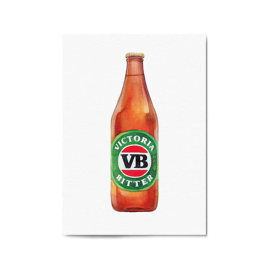 Victoria Bitter Longneck Painting Wall Art - The Affordable Art Company