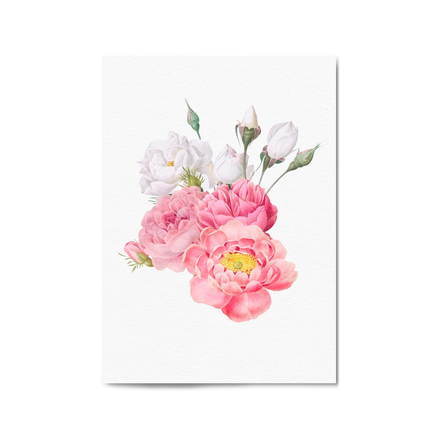 Botanical Flower Painting Floral Kitchen Wall Art #6 - The Affordable Art Company