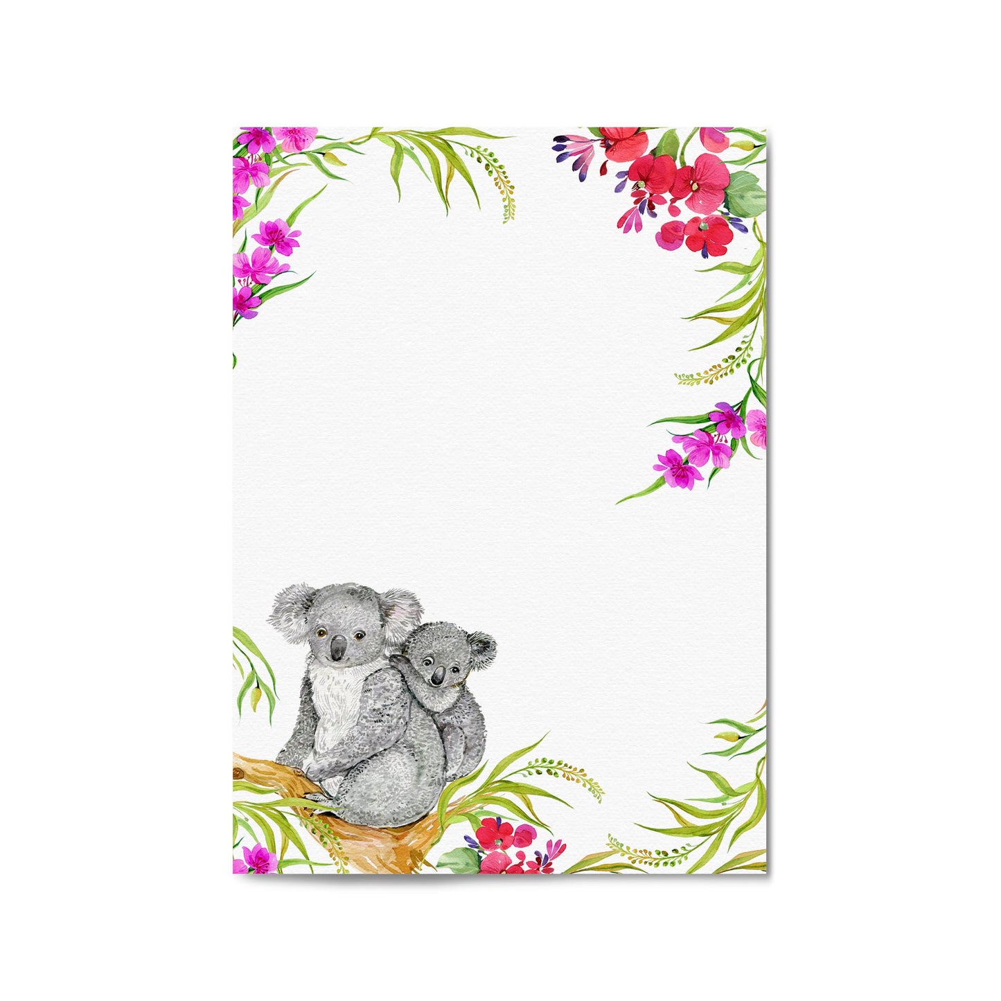 Australian Koala Painting Animal Nursery Wall Art #2 - The Affordable Art Company