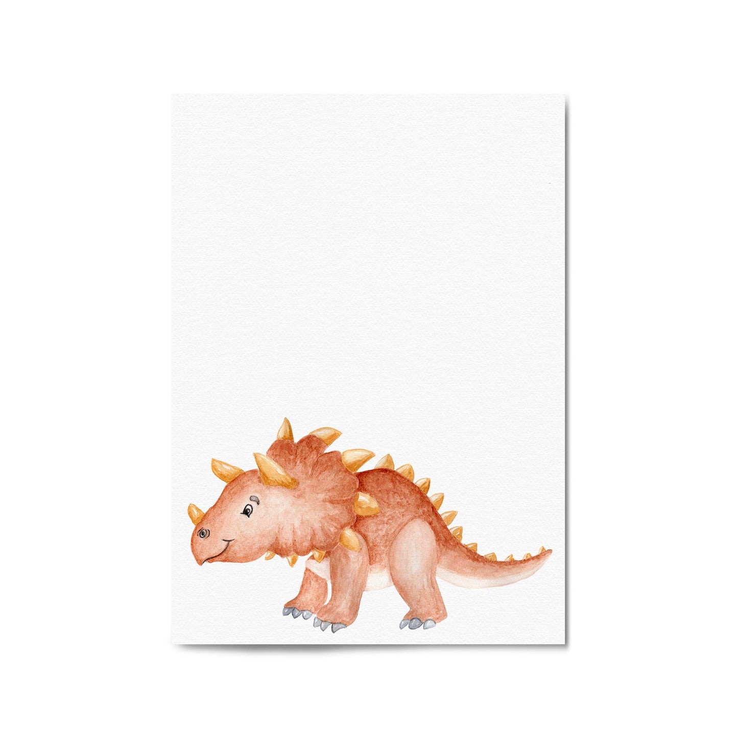 Cute Cartoon Dinosaur Boys Bedroom Wall Art #14 - The Affordable Art Company