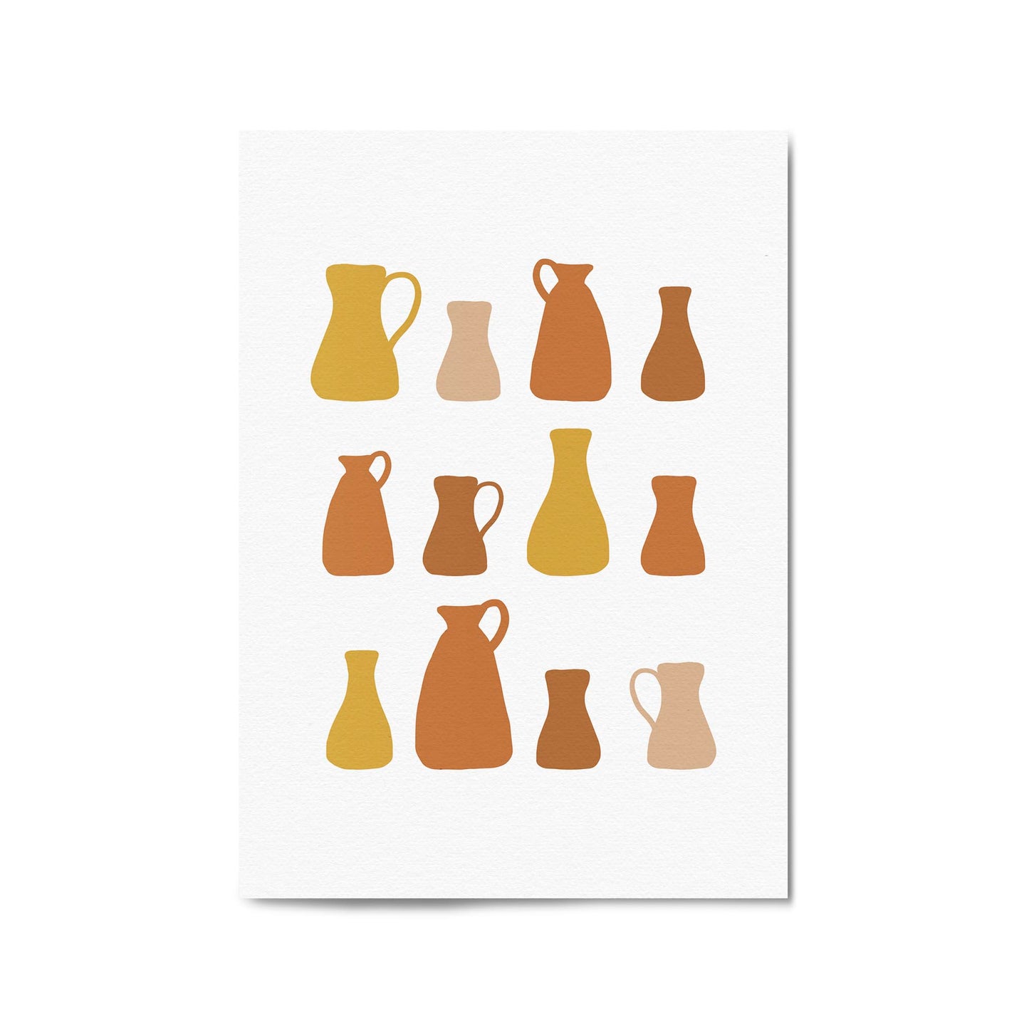 Terracotta Collection Kitchen Cafe Wall Art #2 - The Affordable Art Company