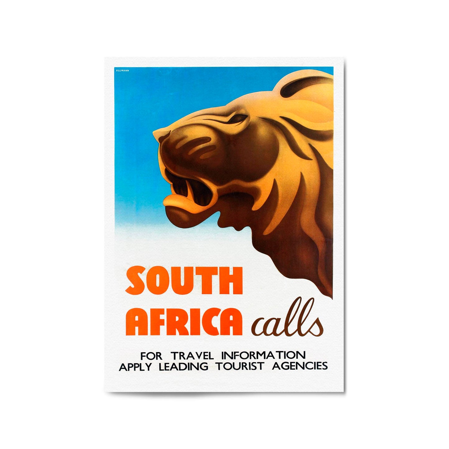 South Africa Vintage Travel Advert Wall Art - The Affordable Art Company