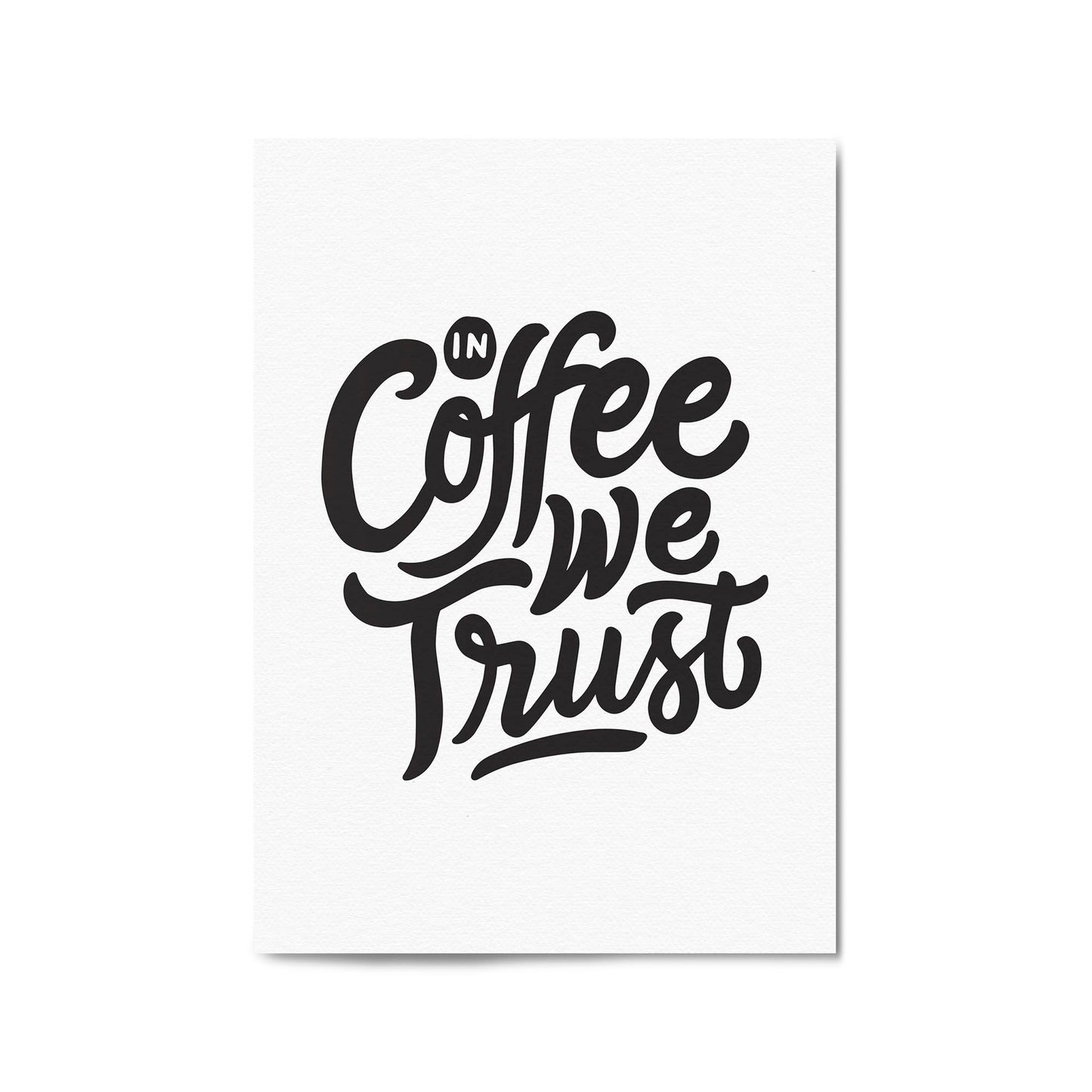 Coffee Quote Minimal Kitchen Cafe Style Wall Art #13 - The Affordable Art Company