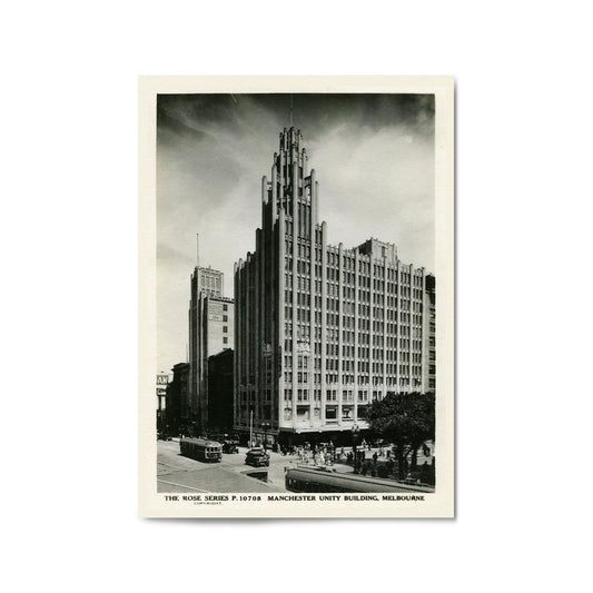 Manchester Unity Building, Melbourne Vintage Art - The Affordable Art Company