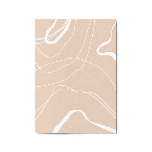 Minimal Pastel Abstract Retro Shapes Wall Art #7 - The Affordable Art Company