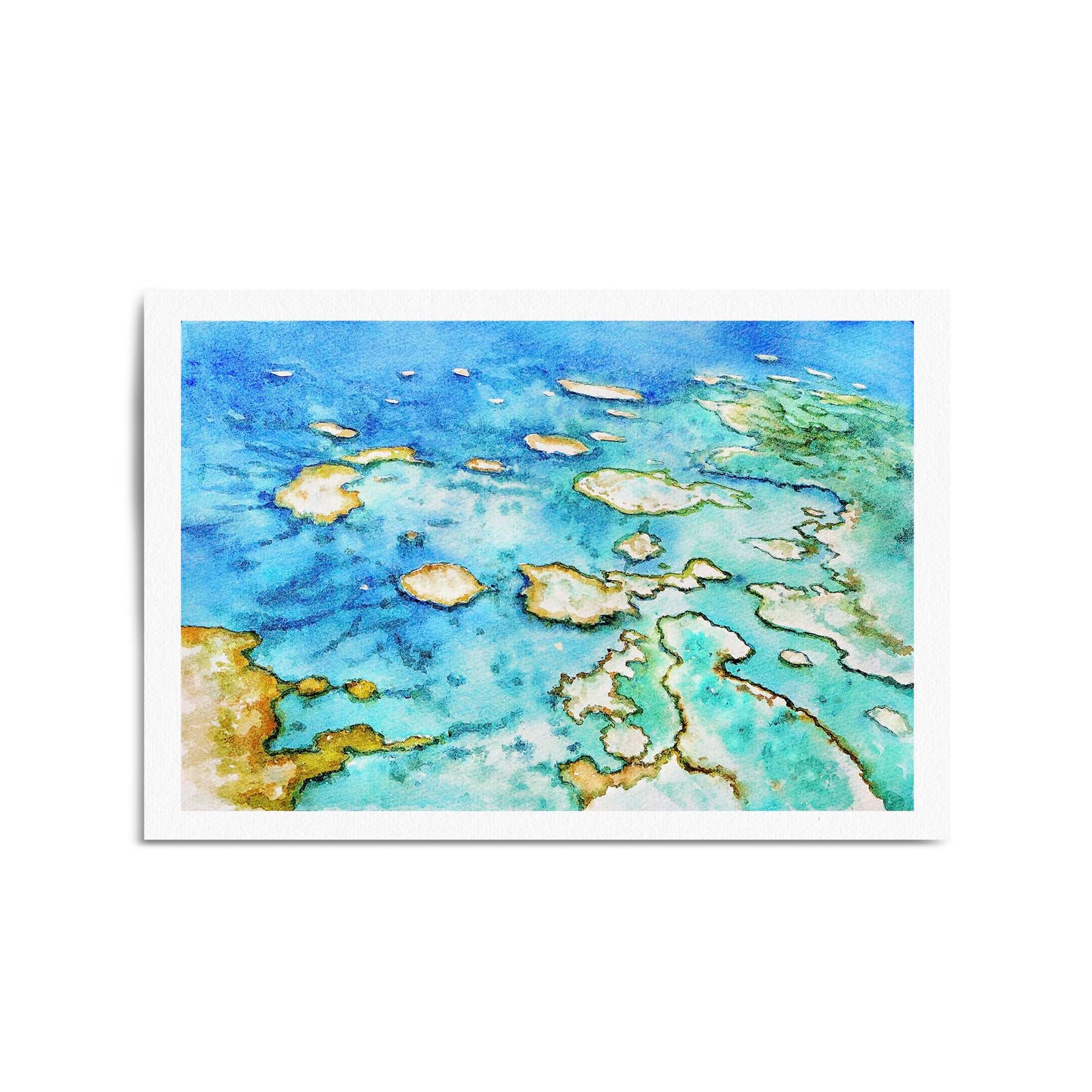 Great Barrier Reef Australian Painting Wall Art - The Affordable Art Company