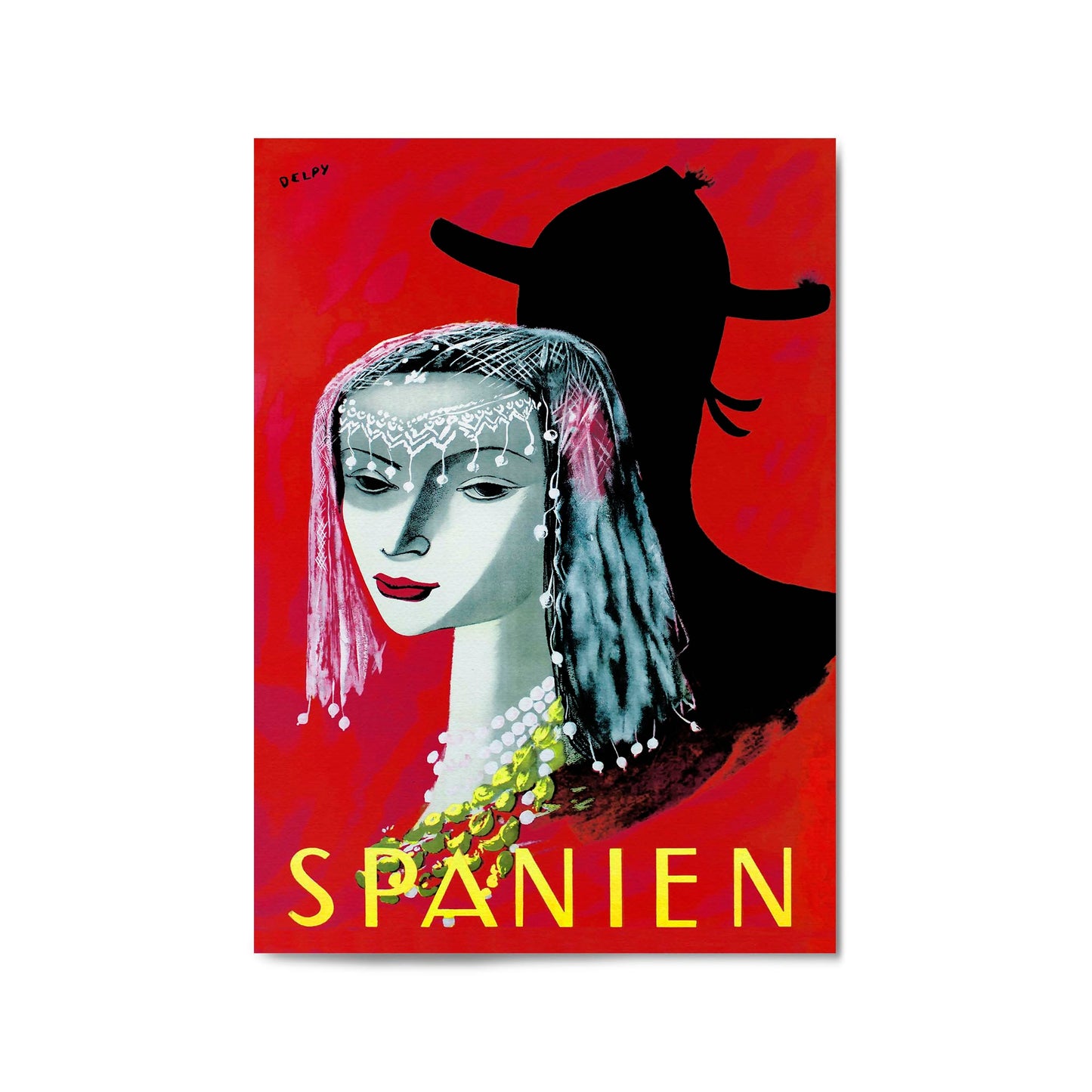 Spain Vintage Travel Advert Wall Art - The Affordable Art Company
