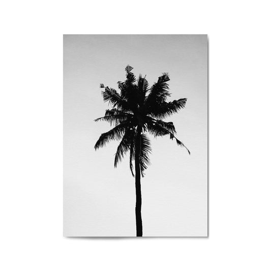 Palm Tree Sunset Photograph Coastal Wall Art #1 - The Affordable Art Company