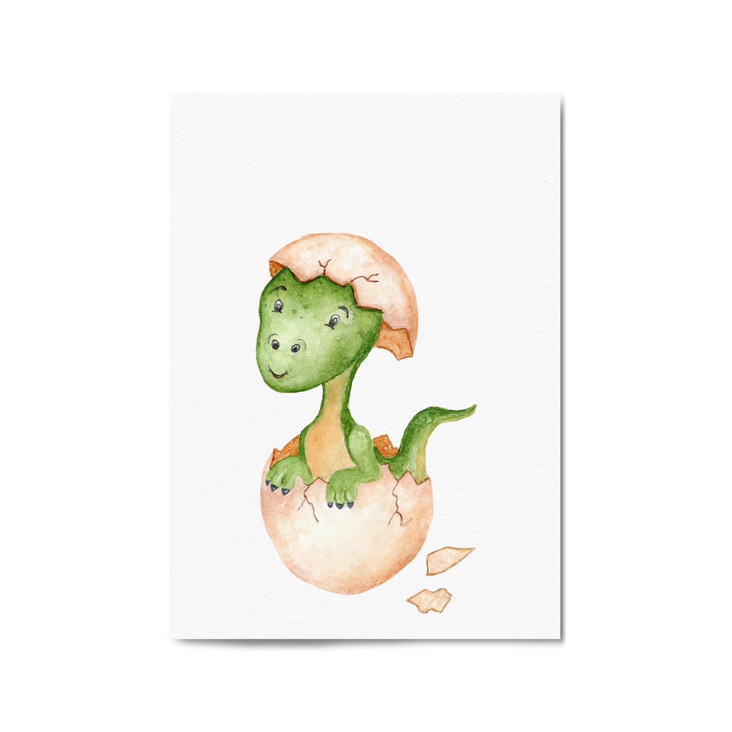 Cute Cartoon Dinosaur Boys Bedroom Wall Art #10 - The Affordable Art Company