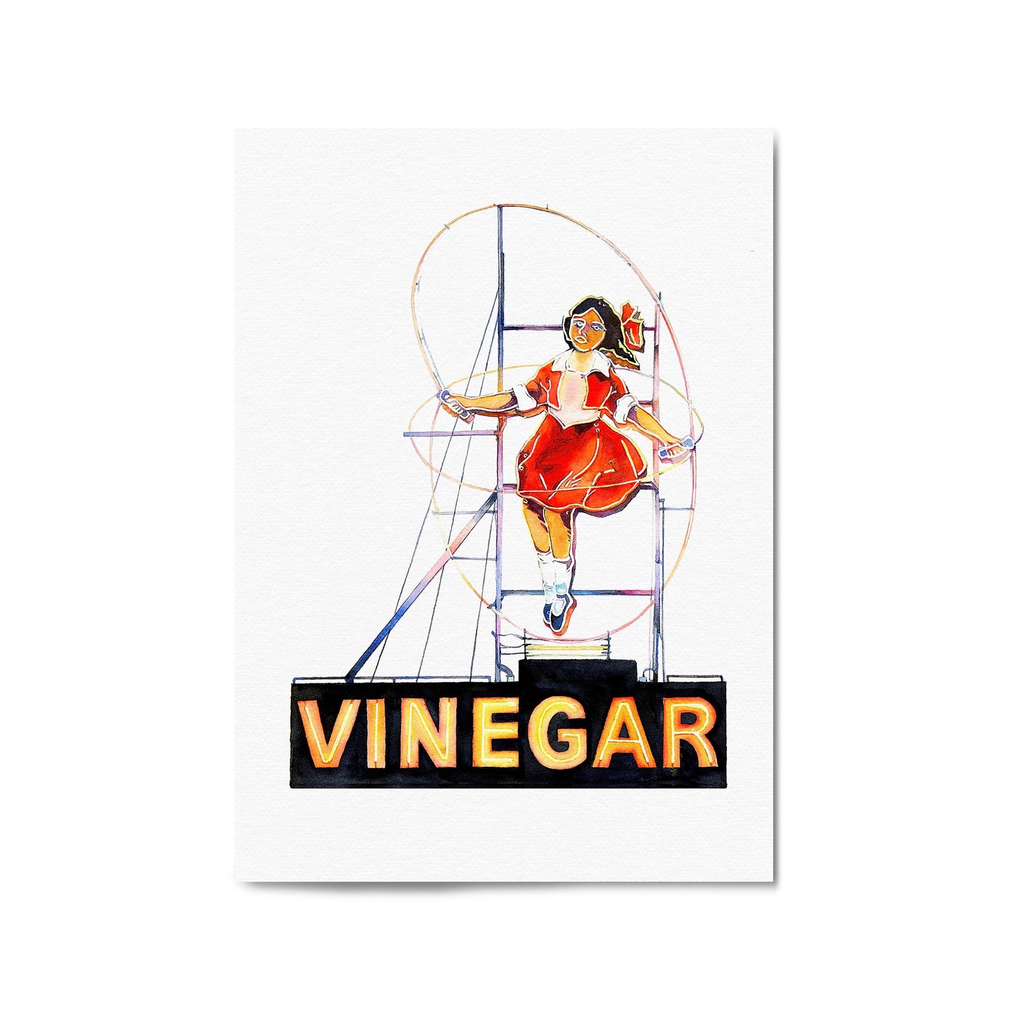 Vinegar Girl Richmond Melbourne Wall Art - The Affordable Art Company