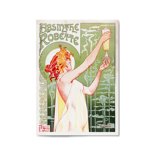 French Absinthe Vintage Advert Bar Cafe Wall Art - The Affordable Art Company