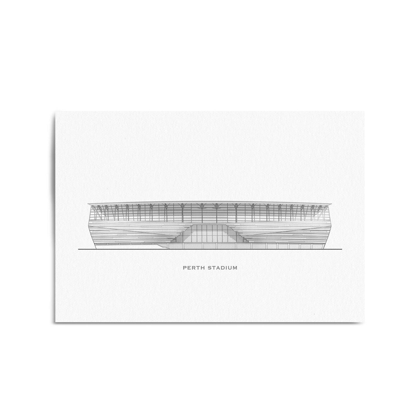 Perth Stadium Original Wall Art - The Affordable Art Company