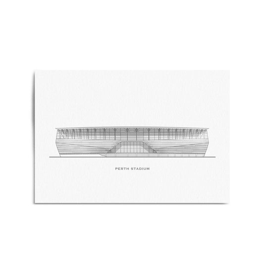 Perth Stadium Original Wall Art - The Affordable Art Company