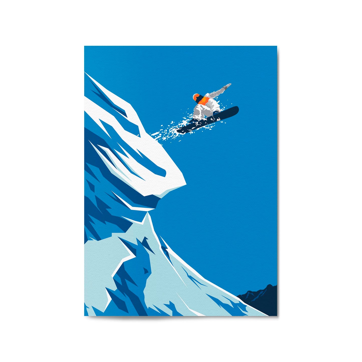 Retro Snowboard Vintage Winter Cabin Wall Art #1 - The Affordable Art Company
