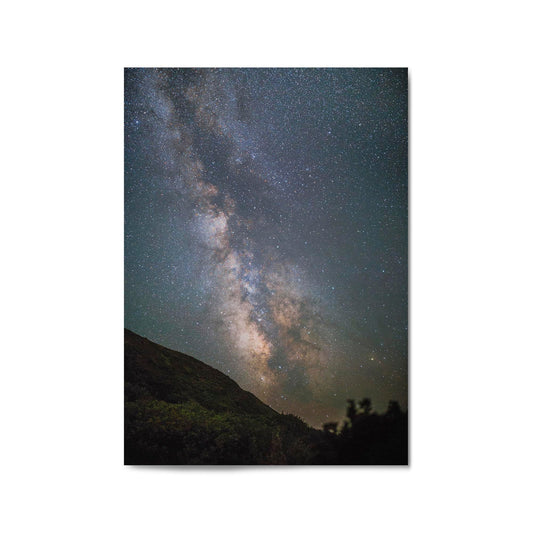 Milky Way Night Sky Photograph Bedroom Wall Art - The Affordable Art Company