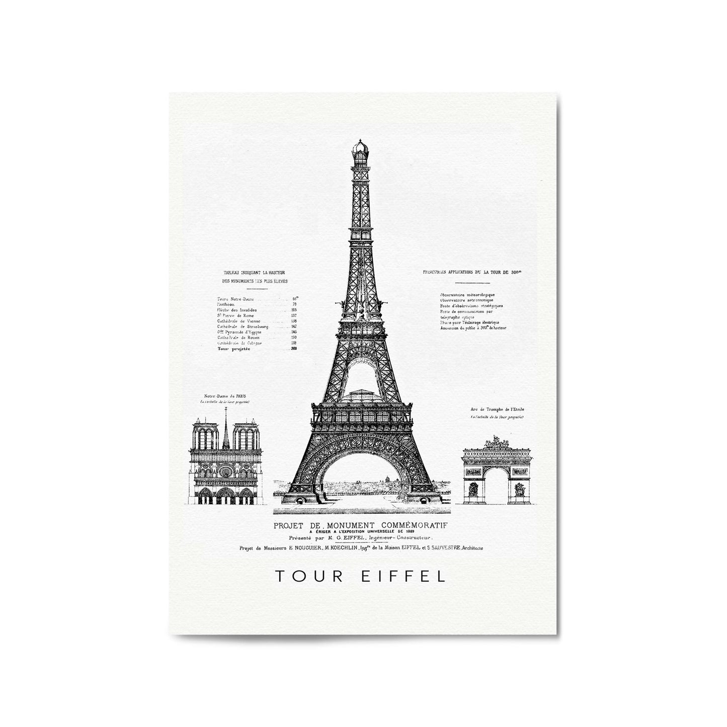 Eiffel Tower, Paris France Artwork Decor Wall Art #1 - The Affordable Art Company