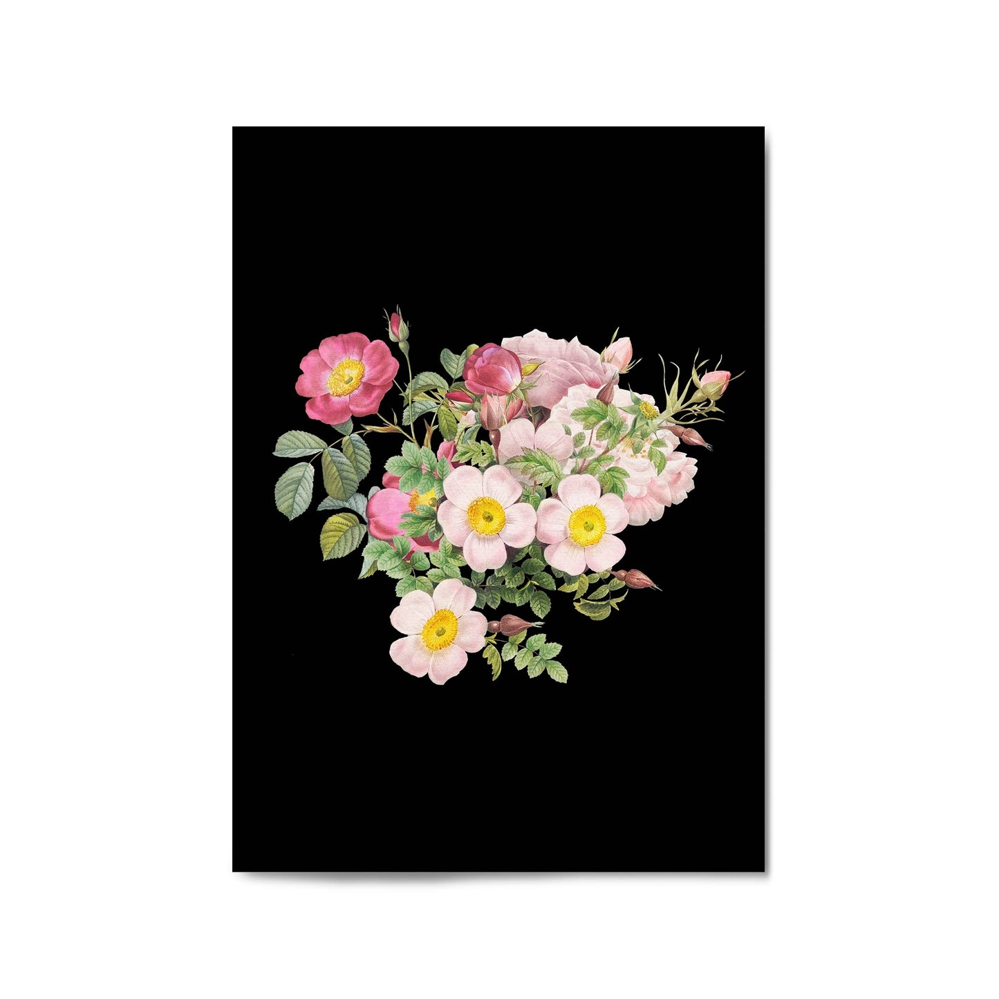 Botanical Flower Painting Floral Kitchen Wall Art #12 - The Affordable Art Company