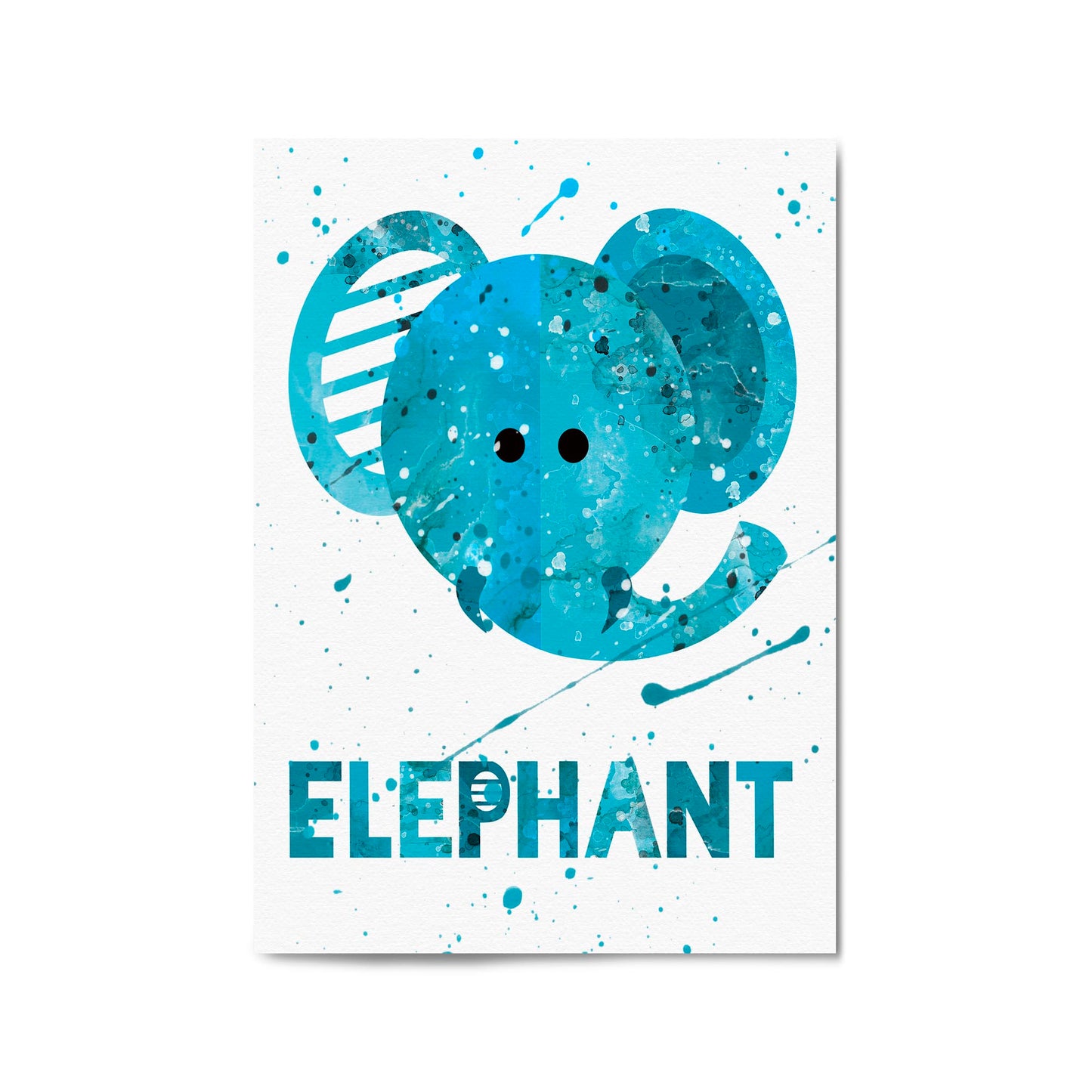 Elephant Nursery Nursery Babys Bedroom Wall Art - The Affordable Art Company