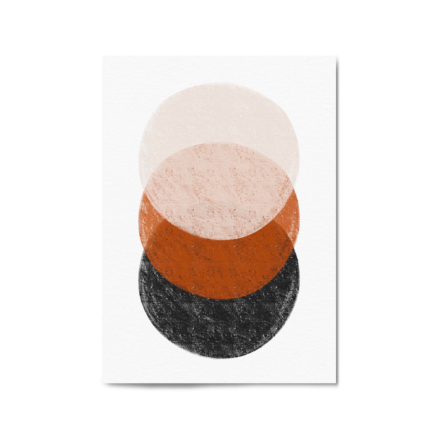 Modern Abstract Shape Minimal Retro Wall Art #9 - The Affordable Art Company