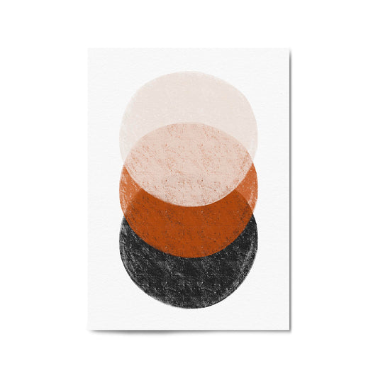 Modern Abstract Shape Minimal Retro Wall Art #9 - The Affordable Art Company