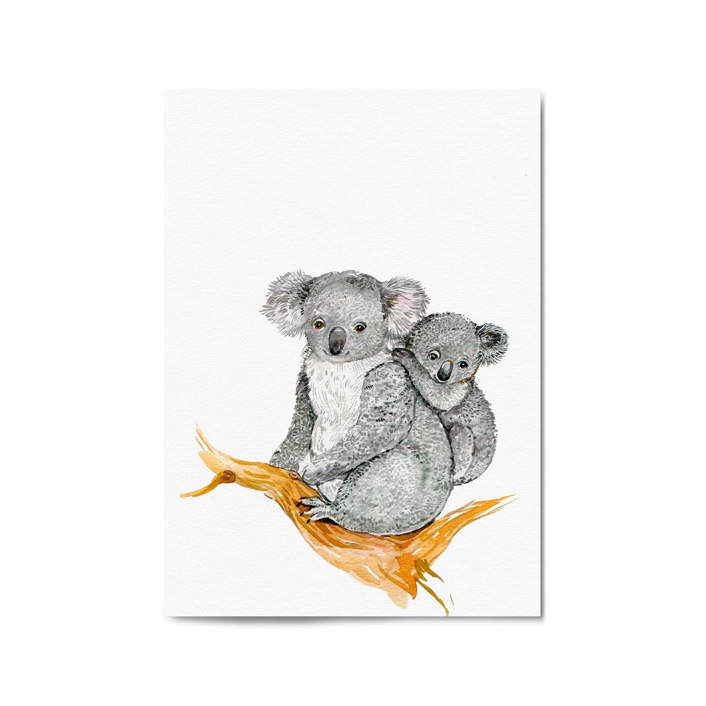 Australian Koala Painting Animal Nursery Wall Art #1 - The Affordable Art Company