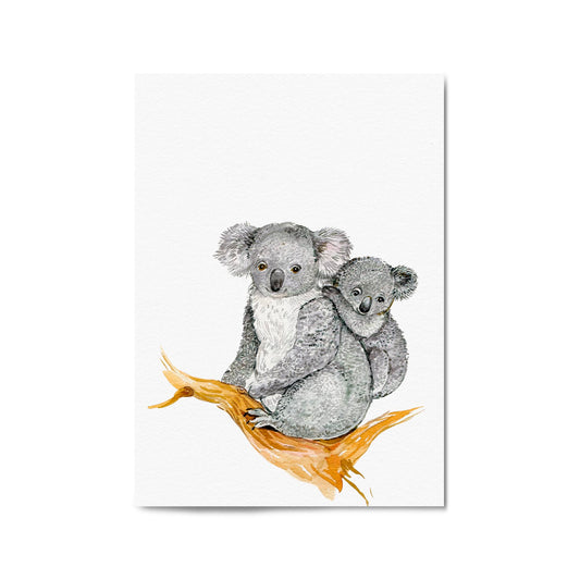 Australian Koala Painting Animal Nursery Wall Art #1 - The Affordable Art Company