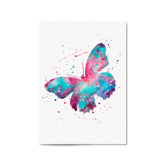 Butterfly Cute Nursery Baby Toddler Wall Art #2 - The Affordable Art Company